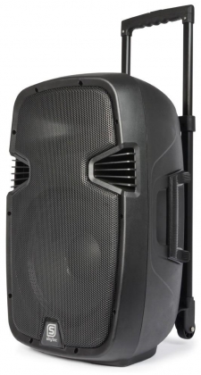500W Mobiele Geluidsinstallatie incl. draadloze microfoons en MP3
