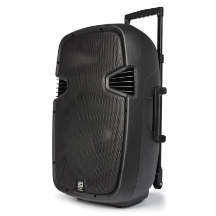 Mobiele Geluidsinstallatie ABS 15" 2 VHF/USB/MP3