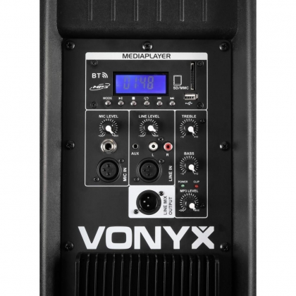Vonyx Actieve Speaker 2x 15" 1200W AP215ABT