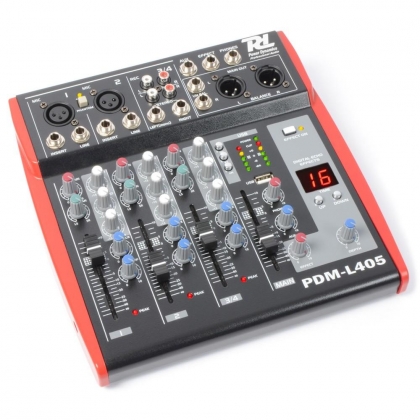 PDM-L405 Muziek Mixer 4-Kanaals MP3/ECHO