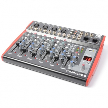 PDM-L605 Muziek Mixer 6-Kanaals MP3/ECHO