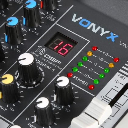 VMM-K602 6-Kanaals Muziek Mixer met DSP