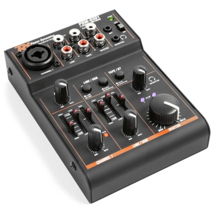 PDM-D301 3-Kanaals USB Mixer