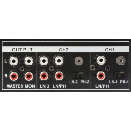 SkyTec STM-2300 Mixer 2-Kanaals incl. MP3-speler