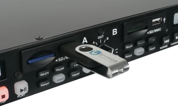 PDC-45 1U Dubbele Speler USB/SD REC