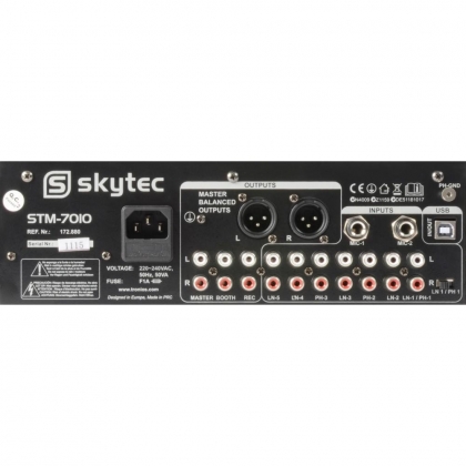 STM-7010 Mixer 4-Kanaals DJ Mixer USB