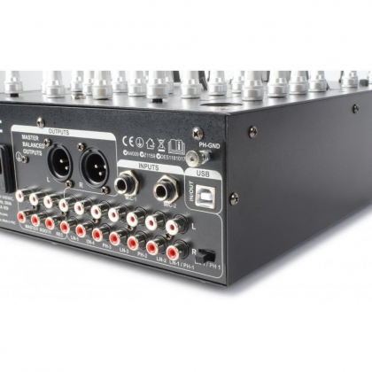 STM-7010 Mixer 4-Kanaals DJ Mixer USB