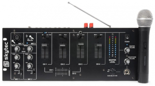 STM-3018A 6-Kanaals Mixer/Versterker/Bluetooth/VHF