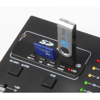 STM-2250 4-Kanaals Mixer Geluidseffecten USB MP3