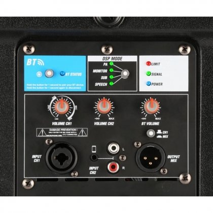 PD410A BI-Amplified Actieve Luidspreker 10" 800W