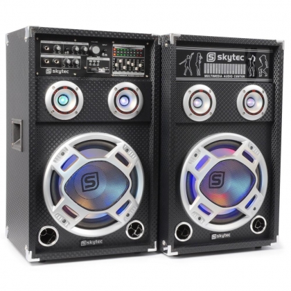 KA-12 Actieve Speakerset 12" USB/RGB LED 1200W