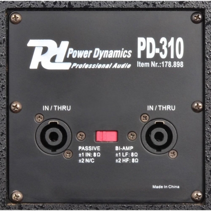 Power Dynamics	PD-310 PA-Speaker 10" 300W