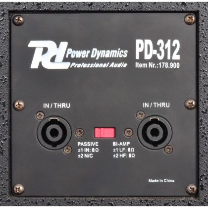 Power Dynamics	PD-312 PA-Speaker 12" 400W