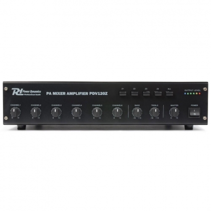Power Dynamics	PDV120Z 120W/100V 4-Zone Versterker