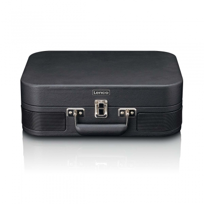 Retro Bluetooth® platenspeler met ingebouwde luidsprekers Zwart
