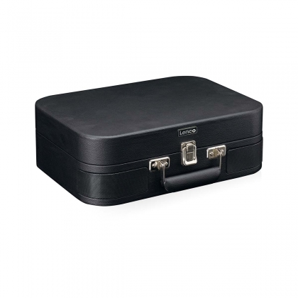 Retro Bluetooth® platenspeler met ingebouwde luidsprekers Zwart