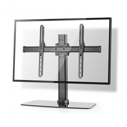 Draai- en Kantelbare TV-Standaard | 32 - 65 " | Maximaal schermgewicht: 45 kg | Kantelbaar | Draaibaar | Aanpasbare vooraf ingestelde hoogtes | Glas / Staal | Zwart