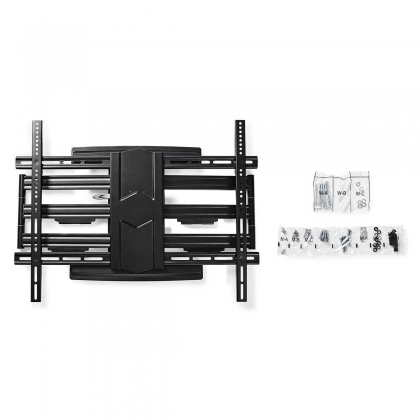 Draai- en Kantelbare TV-Muurbeugel | 43 - 100 " | Maximaal schermgewicht: 70 kg | Kantelbaar | Draaibaar | Minimale muurafstand: 70 mm | Maximale muurafstand: 800 mm | 3 Draaipunt(en) | Staal | Zwart