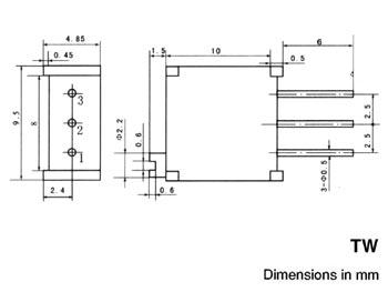 CERMET TRIMMER MULTI-TURN 5K