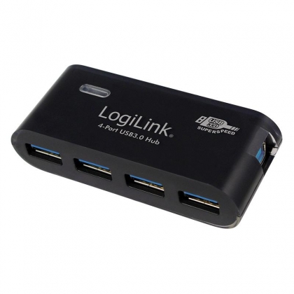 LOGILINK 4-POORTS USB 3.0 HUB MET VOEDING 
