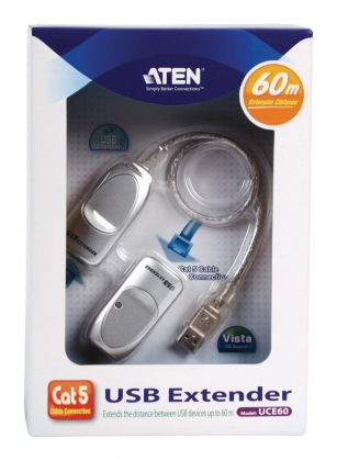 USB Cat 5 Verlenger (tot 60 m)