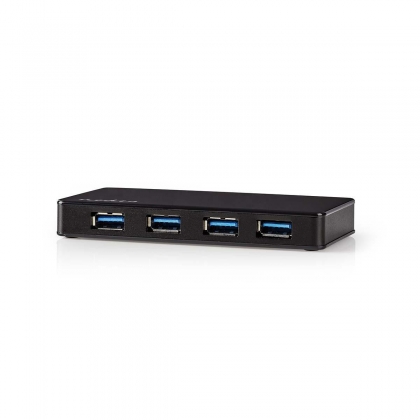 USB-Hub | 4-Poorts | USB 3.0 | Netvoeding / USB Gevoed | 4x USB