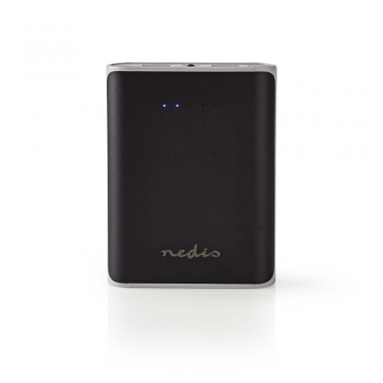 Power Bank | 10000 mAh | 2-USB-A outputs 3.1A | Micro USB input | Black