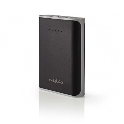 Power Bank | 10000 mAh | 2-USB-A outputs 3.1A | Micro USB input | Black