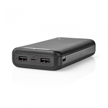 Powerbank | 20000 mAh | 1x 3.0 + 1x 2.1 + 1x 1.0 A | Outputs: 3 | Output: 1x USB-C™ / 2x USB-A | Inputs: 1x Micro USB / 1x USB-C™ | Lithium-Polymeer