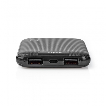 Powerbank | 5000 mAh | 2x 1.0 A | Outputs: 2 | Output: 2x USB-A | Inputs: 1x Micro USB | Lithium-Polymeer
