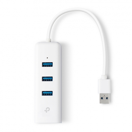 USB 3.0 3 Poort Hub & Gigabit Ethernet Adapter 2 in 1 USB Adapter