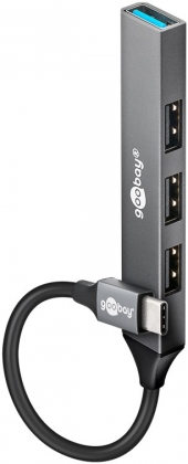 USB-C HUB NAAR  4-POORTS USB-A 5 MAX. Gbit/s