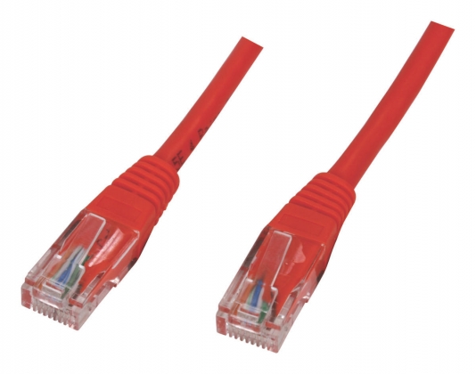 CAT5e UTP Netwerkkabel RJ45 (8/8) Male - RJ45 (8/8) Male 1.00 m Rood