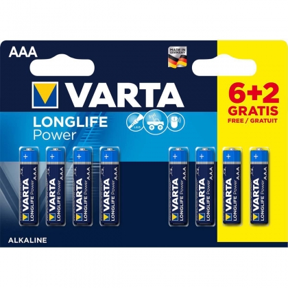 Alkaline Batterij AAA 1.5 V High Energy 8-Promotional Blister