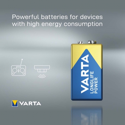 Alkaline Batterij 9 V High Energy 1-Blister