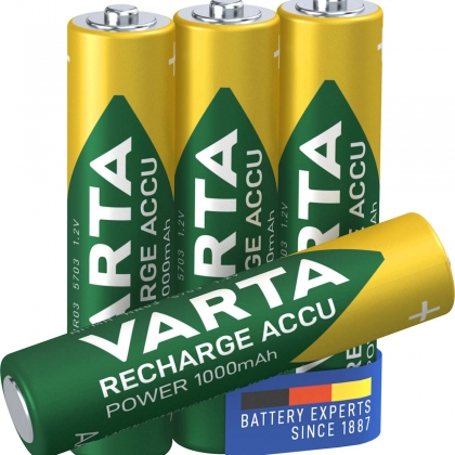 Oplaadbare NiMH Batterij AAA 1.2 V 1000 mAh 4-Blister
