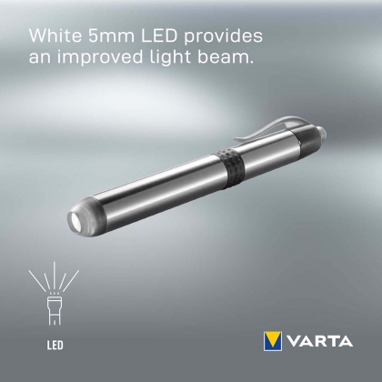 LED Zaklamp 3 lm Zilver
