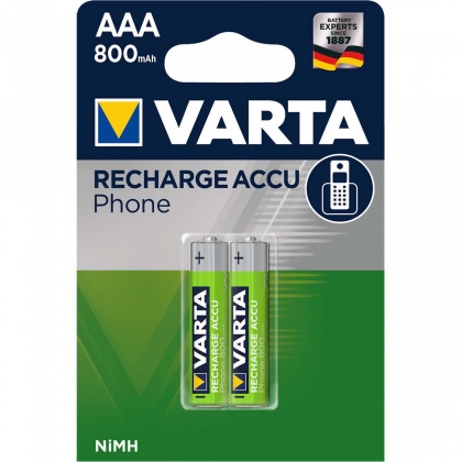 Oplaadbare NiMH Batterij AAA 1.2 V 750 mAh 2-Blister