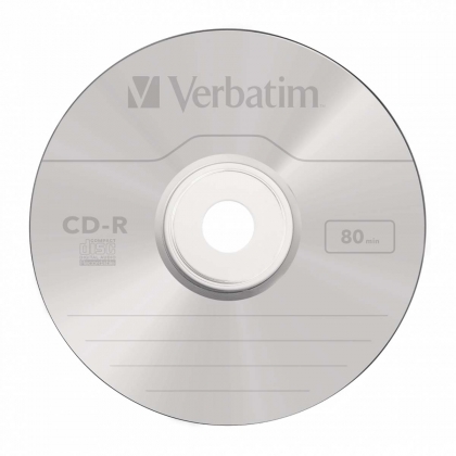 CD-R Audio 16x 700M 80min 10 Pack Jewel Case Mat Zilver