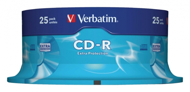 VERBATIM SPINDEL CD 700 MB 25 STUKS