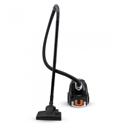 Stofzuiger | Met Zak | 700 W | Stof capaciteit: 2.0 l | Combi-Borstel | Actieradius: 7.50 m | Hepa 12 | Oranje / Zwart