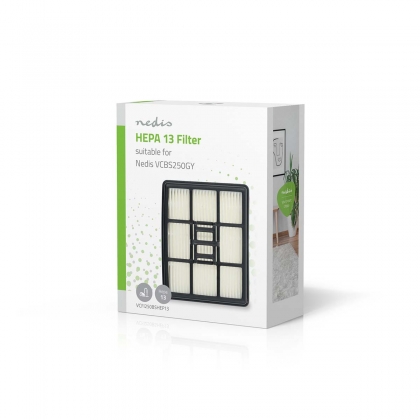 HEPA-Vervangingsfilter | Vervanging voor: Nedis® | Wit / Zwart