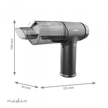 Handstofzuiger | Luchtblazer | 90 W | Oplaadbaar | Droog | Li-Ion | Zwart