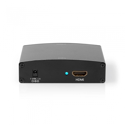 HDMI™-Converter | HDMI™ Input | VGA Female / 2x RCA Female | 1-weg | 1280x768 | 1.65 Gbps | Aluminium | Antraciet