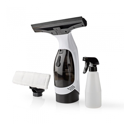 Elektrische Raamwisser | 20 W | Inhoud Reservoir Vuil Water: 200 ml | Afneembare vuilwatertank | Wit / Zwart