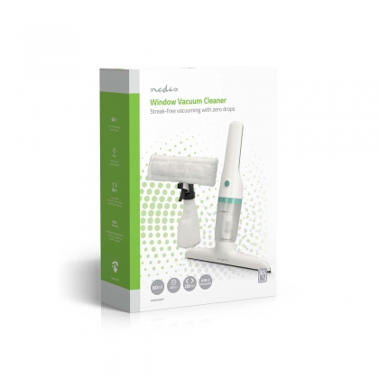 Electrische Ruitenreiniger | 12 W | 1200 Pa | Inhoud Reservoir Vuil Water: 60 ml | Afneembare vuilwatertank | Groen / Wit