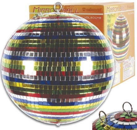 GEKLEURDE SPIEGELBOL (Ø 30cm)