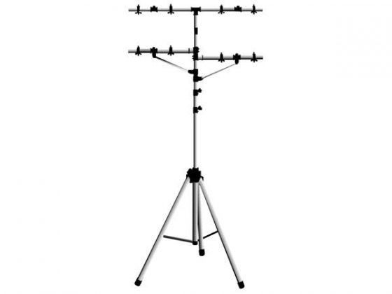 DUBBEL LICHTSTATIEF- EXTRA HOOG