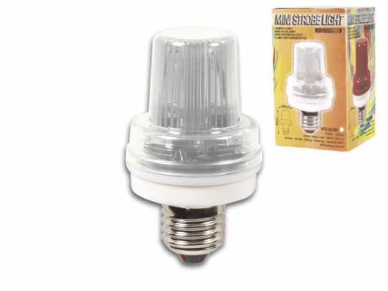 MINI FLITSLAMP - E27 - 5 W - WIT