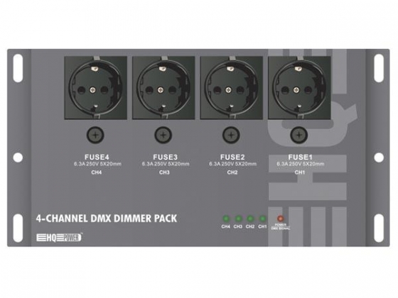 4-KANAALS DMX DIMMERPACK - 4 x 5 A